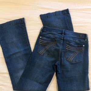 7 for all mankind bootleg jeans